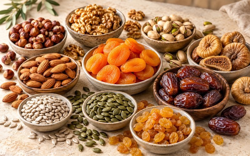 Nuts, seeds & Dried fruits