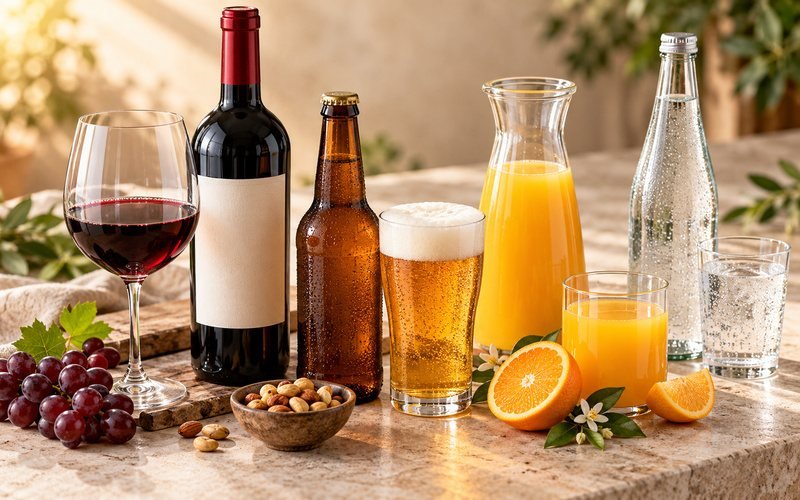Wines, beers & Non-alcoholic drinks
